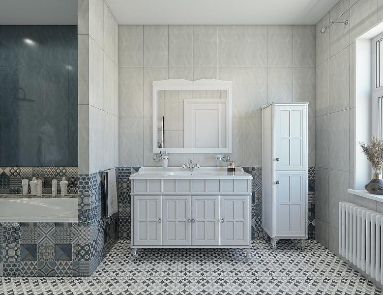 Тумба под раковину напольная Caprigo Borgo 120 см Bianco 33425-B231 (детальная фотография), по запросу