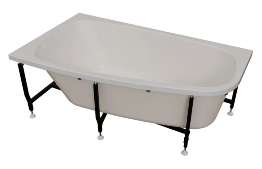 Ванна акриловая Радомир Рона 1-01-0-1-1-343/1-01-0-2-1-343, 158 x 80 см, левая/правая, белый (детальная фотография), белые