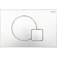 Клавиша смыва Black&White Universe хром