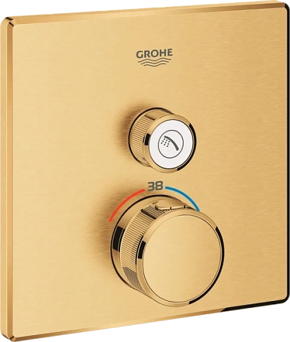 Смеситель для душа Grohe Grohtherm SmartControl термостатический золото - фото 2