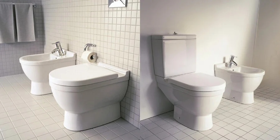 Унитаз напольный Duravit Starck 3 белый 0124090000 (детальная фотография), современные, hi-tech, круглые