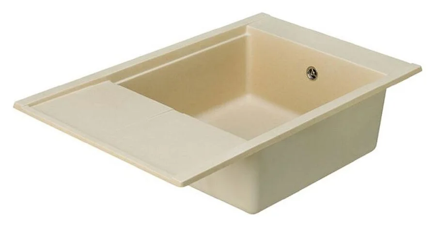 Мойка для кухни Акватон Делия 78 см шампань 1A715132DE290 (детальная фотография), из искусственного мрамора