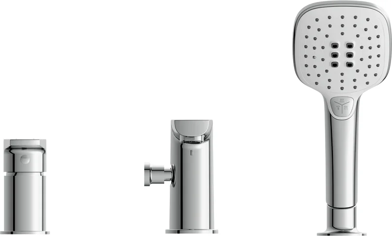 Смеситель для ванны Cersanit Moduo хром 64100 (детальная фотография), на борт ванны