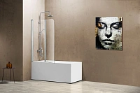 Шторка для ванны Vincea 114х140 см складная