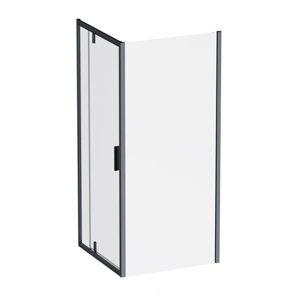Душевой уголок Am.Pm Gem 90x90 см профиль черный W90G-404-9090-BT (детальная фотография)