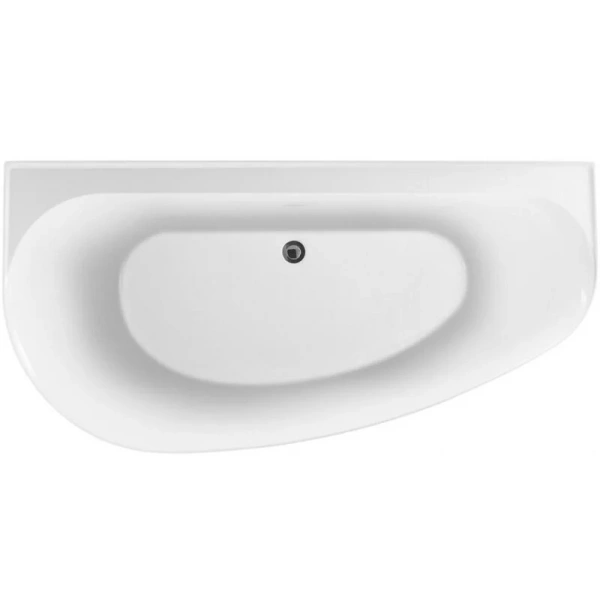 Ванна акриловая Allen Brau Priority 5, 160 х 78 см, слив-перелив в комплекте, правосторонняя, белая матовая, 138678B-MW Matt White, 2.31005.21B (детальная фотография)