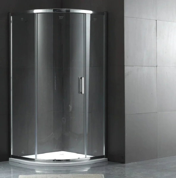 Душевой уголок Gemy Victoria 90x90 см профиль хром S30071A (детальная фотография), современные, hi-tech