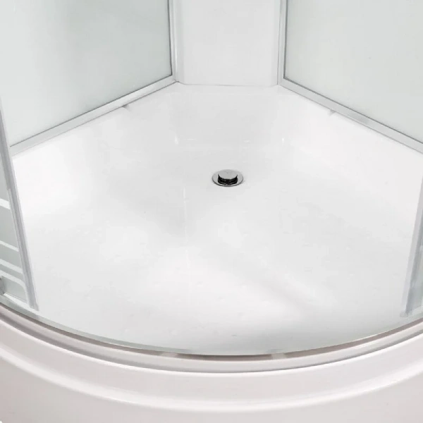 Душевая кабина Deto EM 90x90 см четверть круга EM2790NGM (детальная фотография), современныe, hi-tech, декорированныe