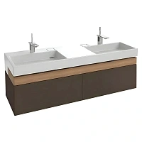 Тумба под раковину подвесная Jacob Delafon Terrace 150 см цвет ледяной коричневый