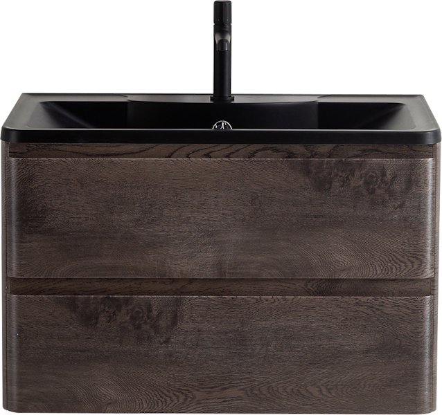 Тумба под раковину подвесная BelBagno Albano 80 см с двумя выкатными ящиками, nature grigio ALBANO-800-2C-SO-RNG (детальная фотография), подвесная, пристенная
