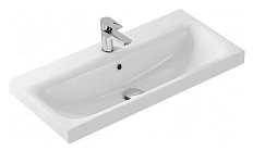 Раковина Cersanit Moduo Slim 80 см белая, 1 отверстие для смесителя