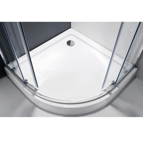 Душевой уголок Cezares Molveno 110х80 см стекло рифленое MOLVENO-RH-2-110/80-P-Cr (детальная фотография), раздвижные