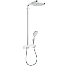 Душевая стойка Hansgrohe Raindance E белый/хром
