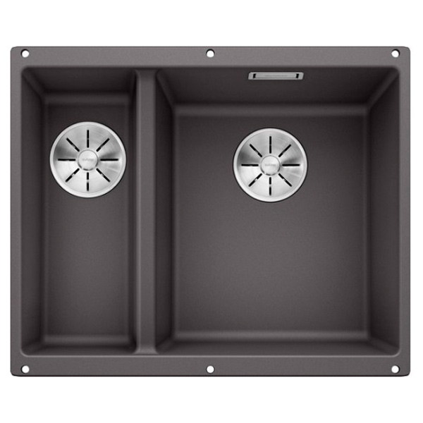 Мойка для кухни, чаша справа, цвет темная скала, Blanco Subline 340/160-U 523559 (детальная фотография)