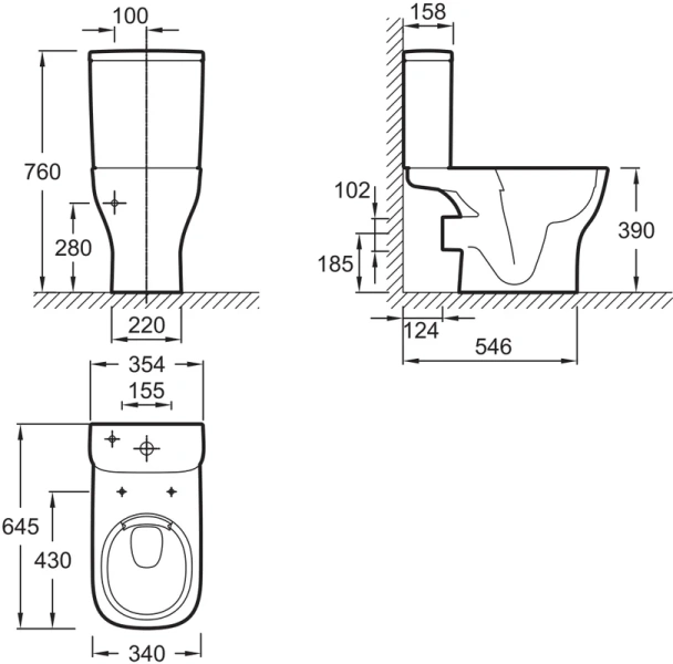 Бачок для унитаза Jacob Delafon Struktura с нижним подводом воды ETAG212-WTE (детальная фотография), в наличии index_2