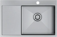 Мойка для кухни Paulmark Elde 78 см нержавеющая сталь, правая