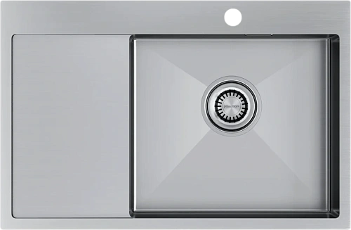 Мойка для кухни Paulmark Elde 78 см нержавеющая сталь, правая - фото 1