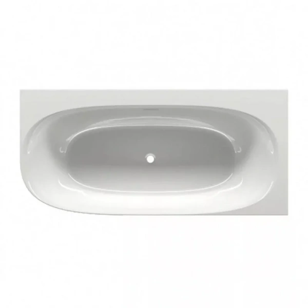 Ванна акриловая Riho Omega Corner B097001005/B098001005, 170 x 80 см, литые панели слева/справа, цвет белый (детальная фотография), современныe, hi-tech