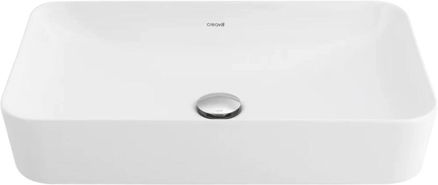 Раковина Creavit Ultra 60 см белая UL060-00CB00E-0000 (детальная фотография)