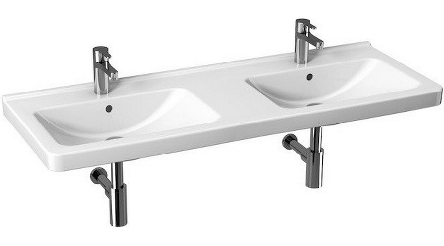 Раковина двойная Jika Cubito 8144200001041 (детальная фотография), подвесные, пристенные