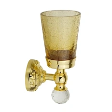 Стакан для ванной Migliore Cristalia золото