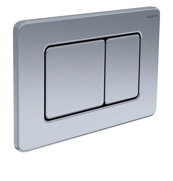 Клавиша смыва Акватек нержавеющая сталь KDI-0000032 (детальная фотография)