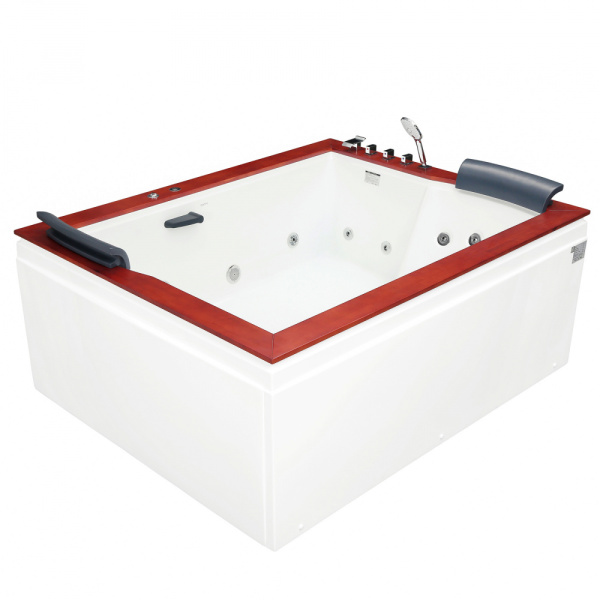 Ванна акриловая правосторонняя с гидромассажем Gemy G9052 II B R (детальная фотография)