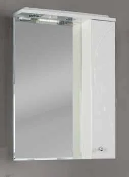 Зеркальный шкаф с подсветкой Акватон Лиана 60 см белый, правый 1A162702LL01R (детальная фотография), по запросу