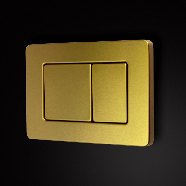 Клавиша смыва Charus Robusto брашированное золото FP.310.BG.05 (детальная фотография), в наличии