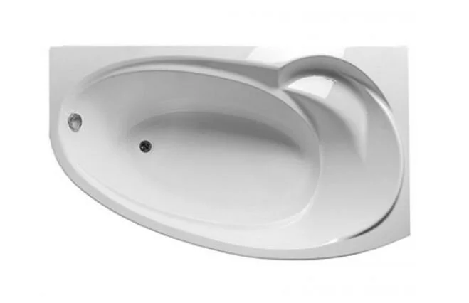 Ванна акриловая 1MarKa Julianna, 170 х 100 см, асимметричная, цвет белый, левая/правая, 01дж1410л/п (детальная фотография)