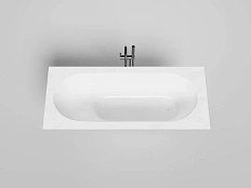 Ванна из искусственного камня Salini Ornella Kit 170x70 см белый матовый