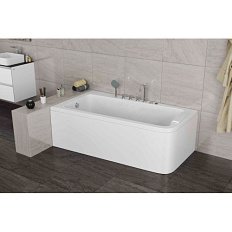 Ванна акриловая Grossman 170x95 см с левая