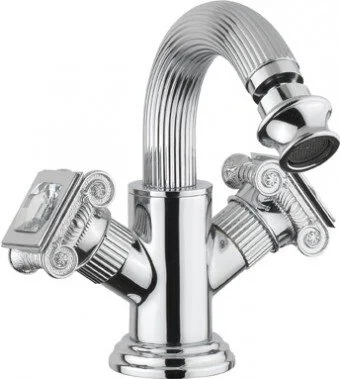 Смеситель для биде Cezares Olimp хром ручки Swarovski OLIMP-BS2-01-Sw (детальная фотография)