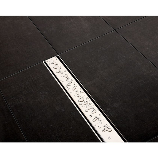 Панель Tece TECEdrainlinе steel II 150 см нержавеющая сталь глянцевая 601582 (детальная фотография), решетка