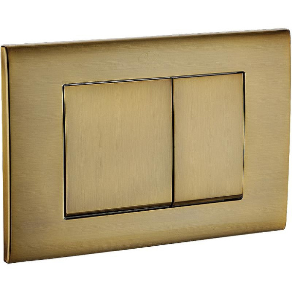 Клавиша смыва Boheme бронза глянцевая 654 (детальная фотография)