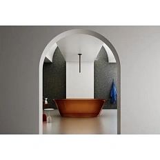 Ванна из полиэфирной смолы Abber Kristall 170x75 см коричневая