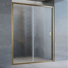 Душевая дверь профиль бронза стекло шиншилла Vegas-glass