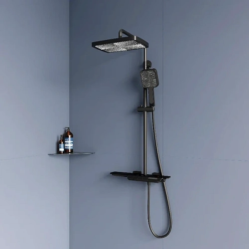 Душевая стойка RGW Shower Panels черная - фото 3