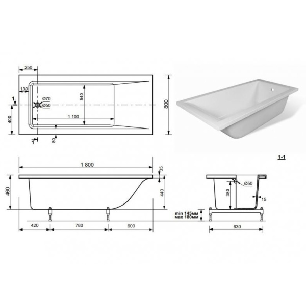 Схема (детальная фотография), 180x80 см