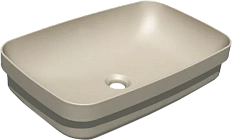 Раковина Kerasan Tribeca 60 см накладная, Nocciola