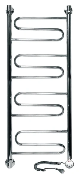 Полотенцесушитель электрический Ника Curve 100х40 см правый ЛЗ 100/40 прав (детальная фотография)