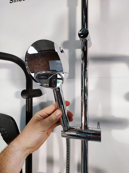 Душевая стойка Damixa Option с термостатом, округлая DX218091000 (детальная фотография) index_1