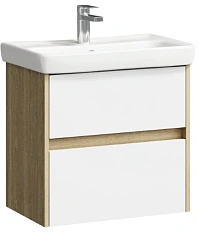 Тумба под раковину подвесная Aqwella Сити 60 см дуб балтийский