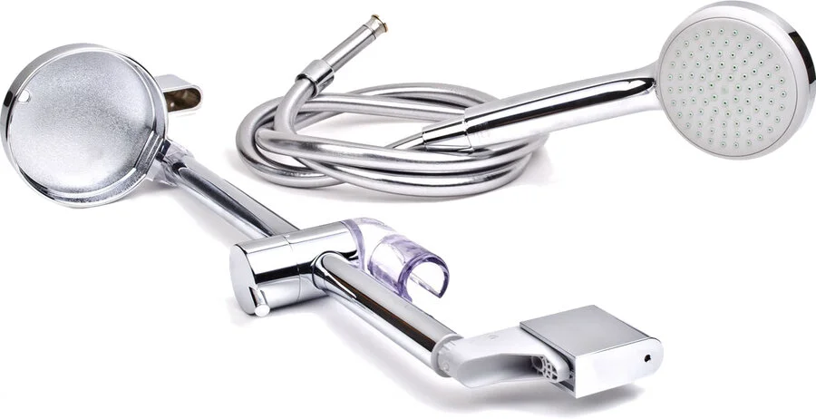Душевой гарнитур Hansgrohe Croma 100 1 тип струи 27724000 (детальная фотография), хром index_1