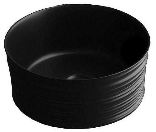 Раковина Grossman 40,5 см черная матовая - фото 2