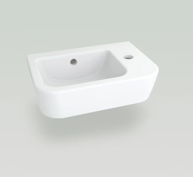 Раковина Lavinia Boho One 37 см правосторонняя 33310001R (детальная фотография), белые