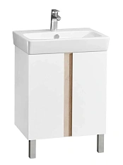 Тумба с раковиной напольная Акватон Кантри 1A257401AHB20 60 см с двумя распашными дверцами