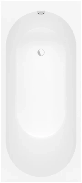 Ванна квариловая Villeroy&Boch Oberon 2.0 UBQ181OBR2DV-01, 180 x 80 см, альпийский белый (детальная фотография), прямоугольные