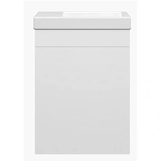 Тумба под раковину подвесная Misty Лира 40 см белая