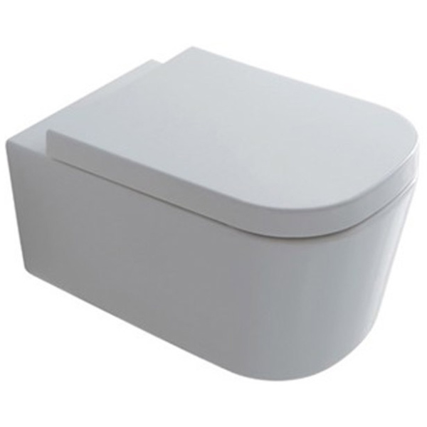 Унитаз подвесной Galassia Meg 11 5411 с сиденьем микролифт (детальная фотография)